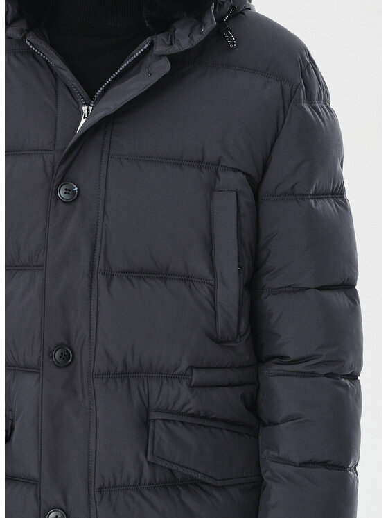 Pako Lorente Pako Lorente Kurtka puchowa P24WF-5X-004 Granatowy Classic Fit