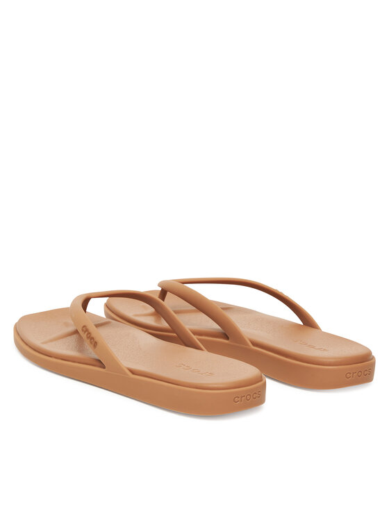 Crocs Crocs Šlepetės per pirštą Miami Flip 211435 Ruda