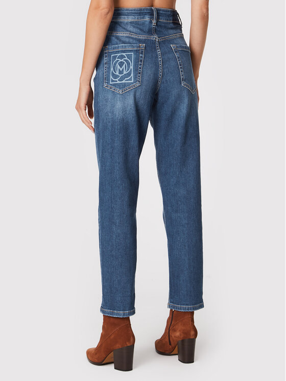 Marella Marella Blugi Tomboy 31860427 Bleumarin Relaxed Fit