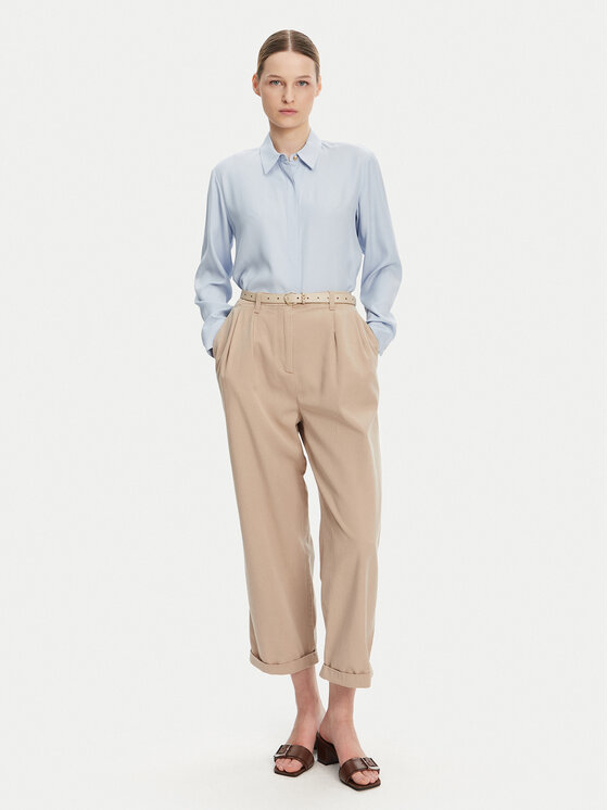 Tommy Hilfiger Tommy Hilfiger Camicia WW0WW44045 Celeste Relaxed Fit
