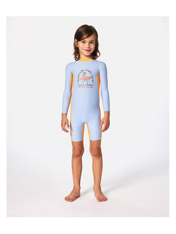 Rip Curl Rip Curl Kombinezon plażowy Grom Energy Upf L/S Sp St-Boy Błękitny