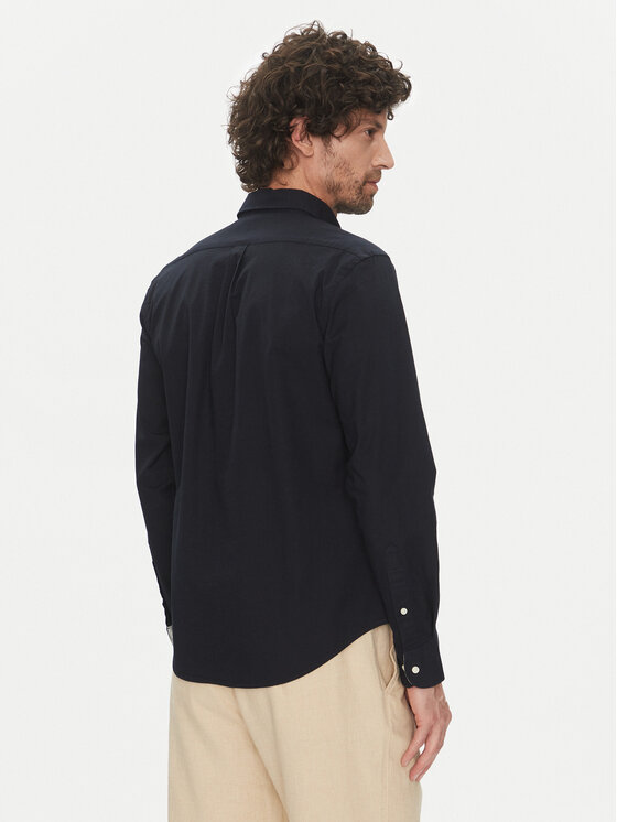 La Martina La Martina Cămașă Anselmo MACG01 OX092 Bleumarin Regular Fit