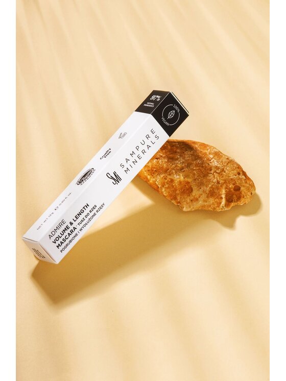 Sampure Minerals Sampure Minerals wydłużone i pogrubione rzęsy Tusz do rzęs Admire czarny