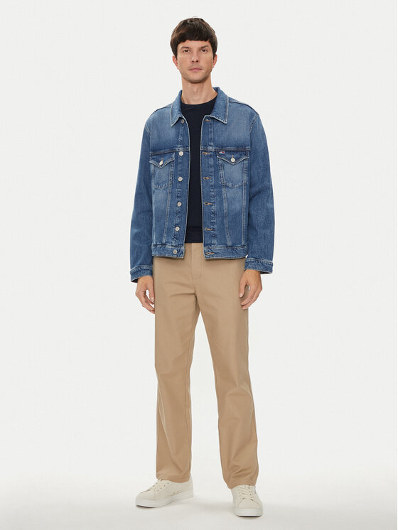 Tommy Jeans Tommy Jeans Jeansová bunda Ryan DM0DM20196 Modrá Regular Fit