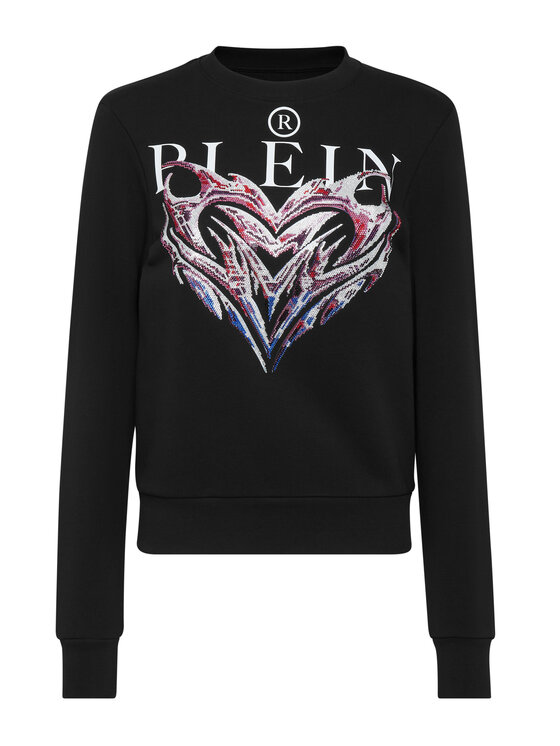 PHILIPP PLEIN PHILIPP PLEIN Bluza 1899 Czarny Regular Fit