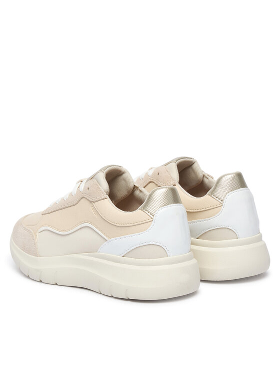 Geox Geox Sneakersy D Plummery D65YNA 5422 C5V1Z Beżowy jasny