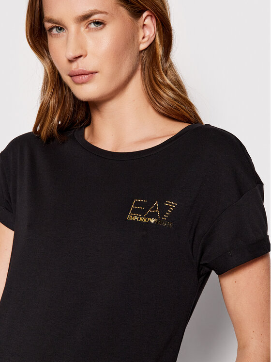 EA7 Emporio Armani EA7 Emporio Armani Sukienka codzienna 3LTA54 TJDQZ 1200 Czarny Regular Fit