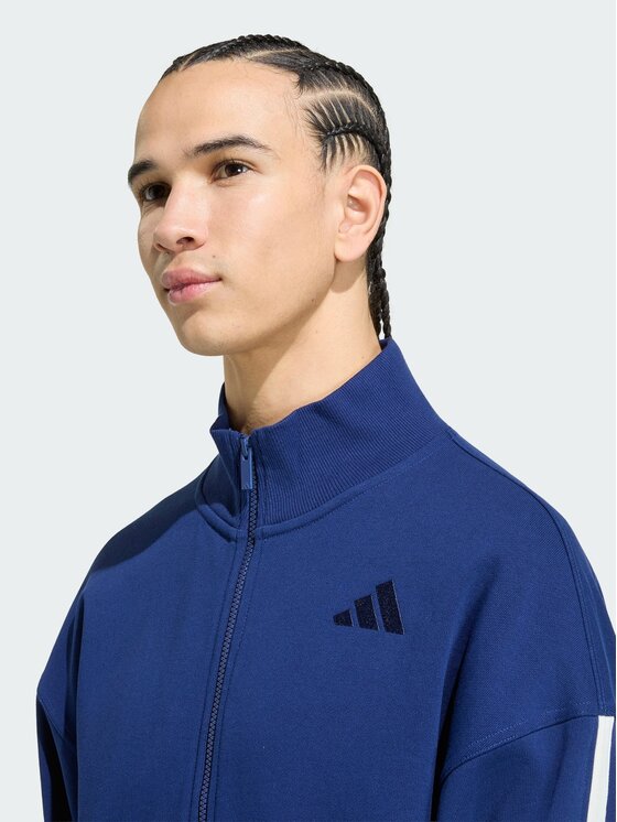 adidas adidas Суитшърт Adidas Kit 3-Stripes KW2356 Син Regular Fit