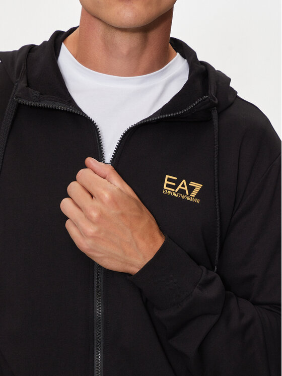 EA7 Emporio Armani EA7 Emporio Armani Pulóver 8NPM33 PJVRZ 0208 Fekete Regular Fit