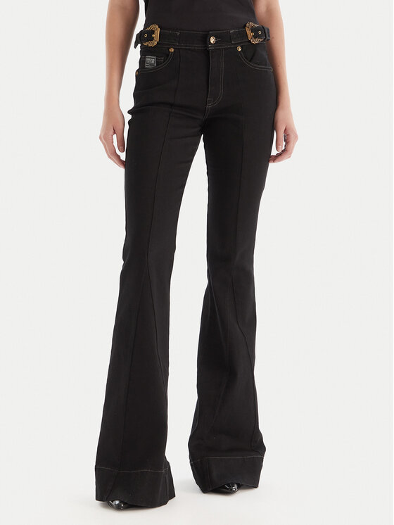 Dámské Versace Jeans Couture Jeansy, Velikost:25, Barva: Černá, 79HAB503 DW040