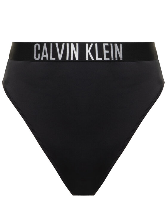 Calvin Klein Swimwear Calvin Klein Swimwear Spodný diel bikín High Waist Cheeky KW0KW00966 Čierna