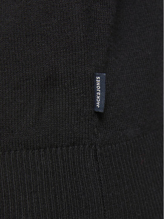 Jack & Jones Jack & Jones Sweter Emil 12189339 Czarny Regular Fit