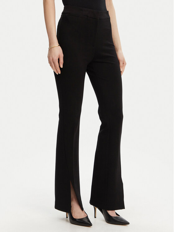 DKNY DKNY Medžiaginės kelnės P3KKQUEC Juoda Slim Fit