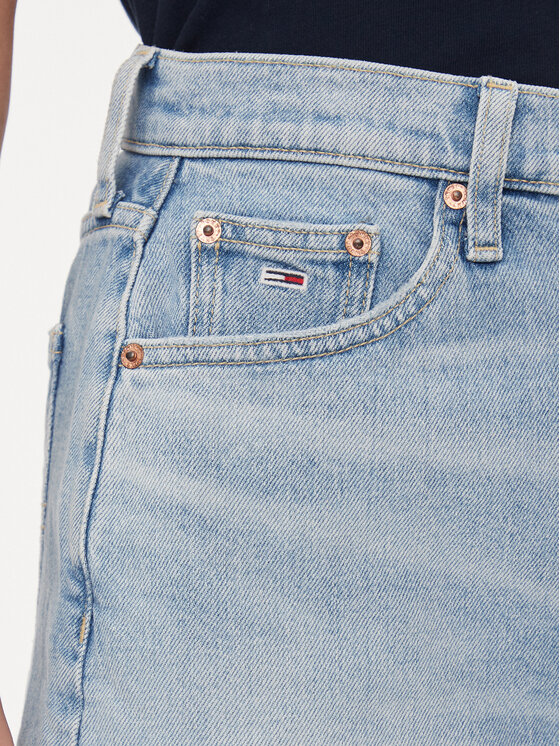 Tommy Jeans Tommy Jeans Farmer szoknya Izzie DW0DW17219 Kék Regular Fit
