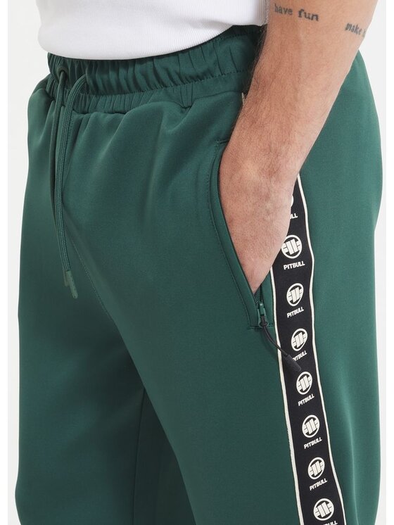 PITBULL PITBULL Spodnie dresowe AUTOMATIC Zielony Regular Fit