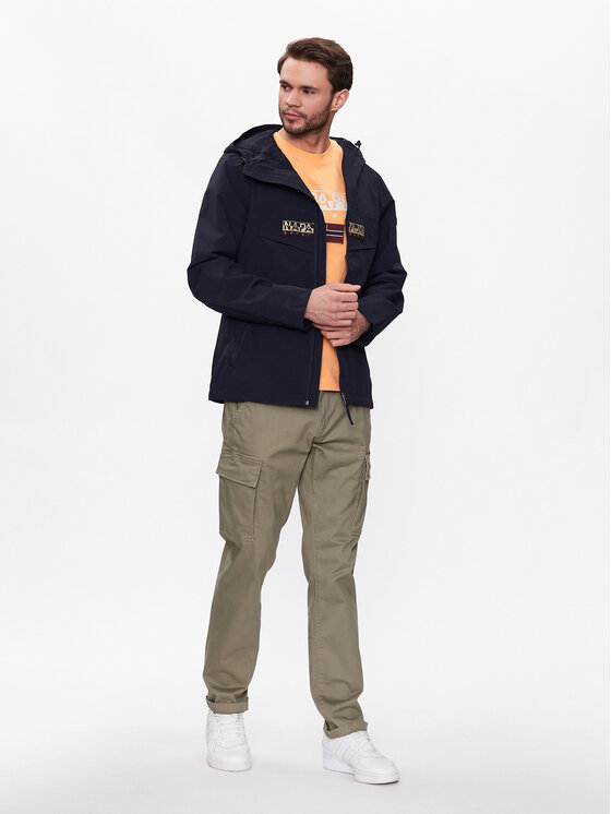 Napapijri Napapijri Übergangsjacke Rainforest Open NP0A4H2O Dunkelblau Regular Fit