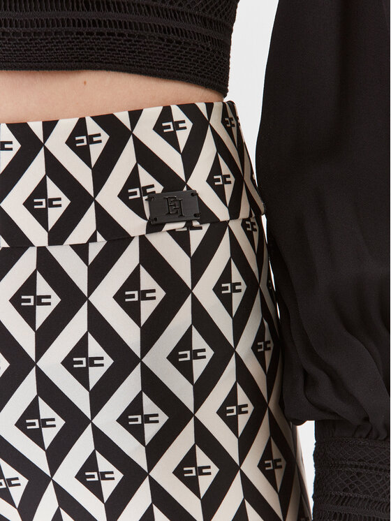 Elisabetta Franchi Elisabetta Franchi Tamprės PA-007-36E2-V220 Juoda Slim Fit