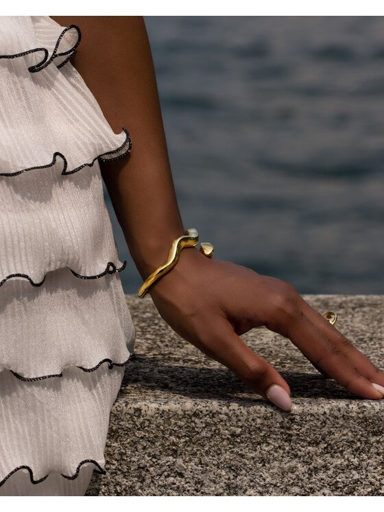 Leis Leis Bracciale Onde Oro