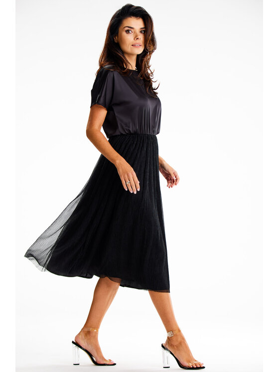 Awama Awama Abito da sera A627 Nero Basic Fit