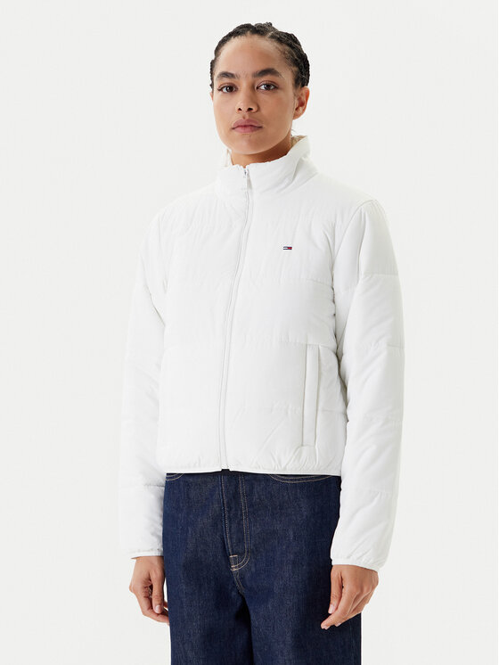 Tommy Jeans Tommy Jeans Geacă DW0DW20958 Alb Regular Fit