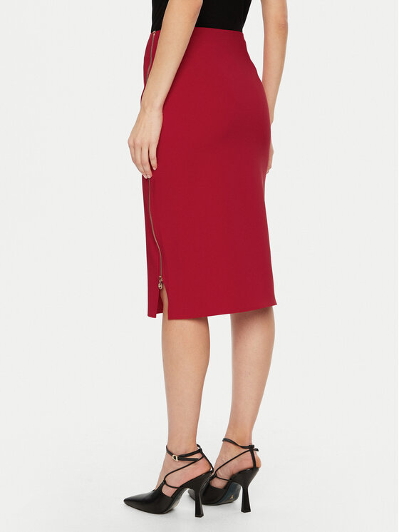 Rinascimento Rinascimento Пола тип молив CFC0121919003 Червен Regular Fit