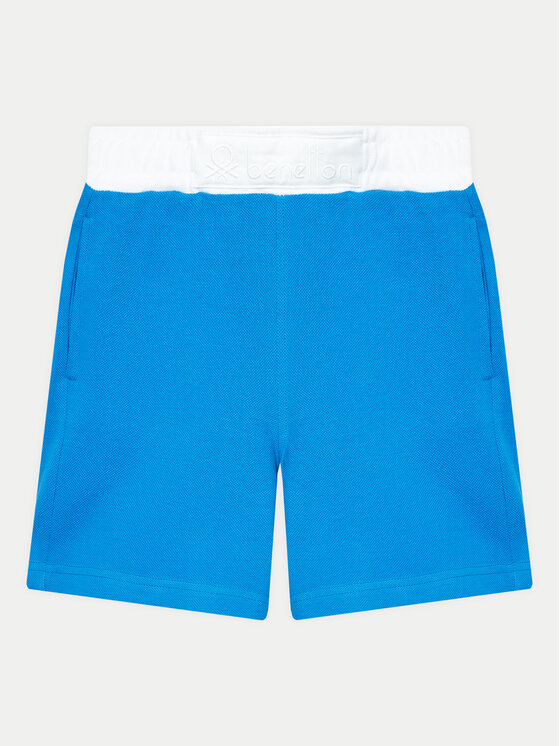 United Colors Of Benetton Pantaloni scurți sport 3088G901H Bleumarin Regular Fit