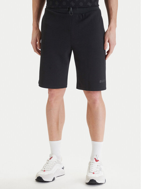 Guess Guess Sportovní kraťasy Z6GD02 K2845 Černá Regular Fit