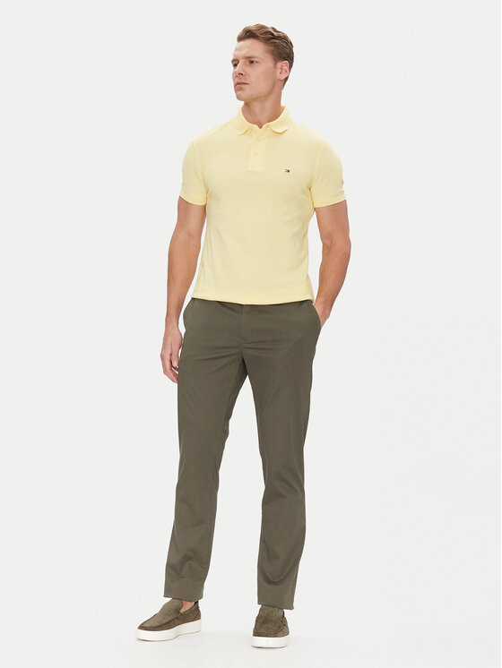 Tommy Hilfiger Tommy Hilfiger Polokošile 1985 MW0MW17771 Žlutá Slim Fit