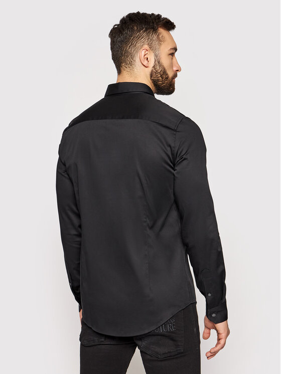 Armani Exchange Armani Exchange Srajca 8NZCBD ZN10Z 1200 Črna Slim Fit
