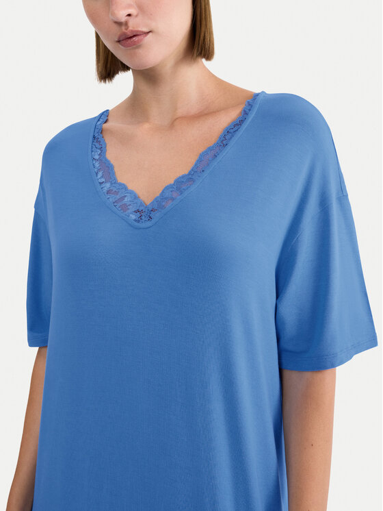 Triumph Triumph Camicia da notte Timeless Sensuality 10222628 Blu Relaxed Fit