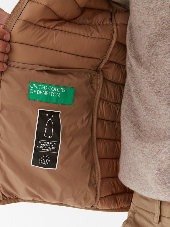 United Colors Of Benetton United Colors Of Benetton Prijelazna jakna 2BA2UN02O Bež Regular Fit