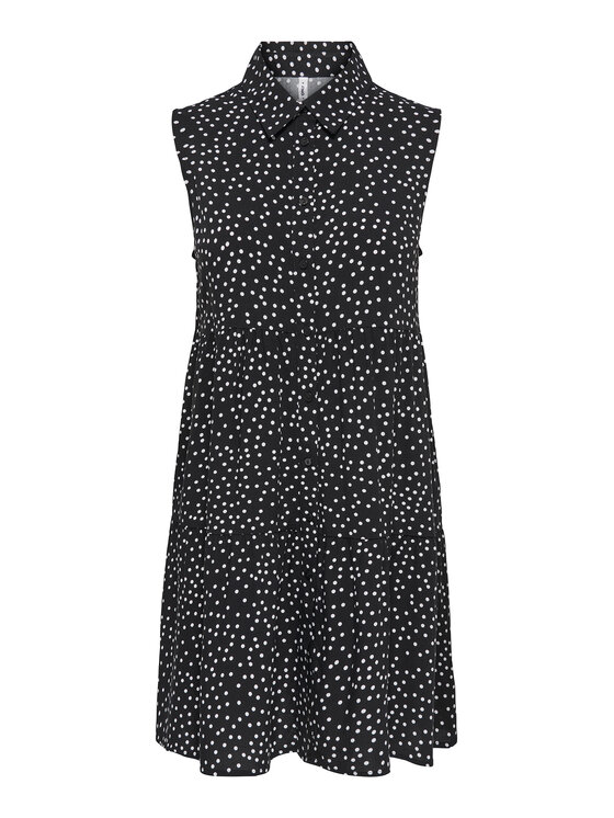 ONLY ONLY Marškinių tipo suknelė Thea 15369020 Juoda Regular Fit