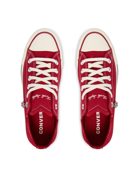 Converse Converse Trampki Chuck Taylor All Star Hearts A19057C Czerwony