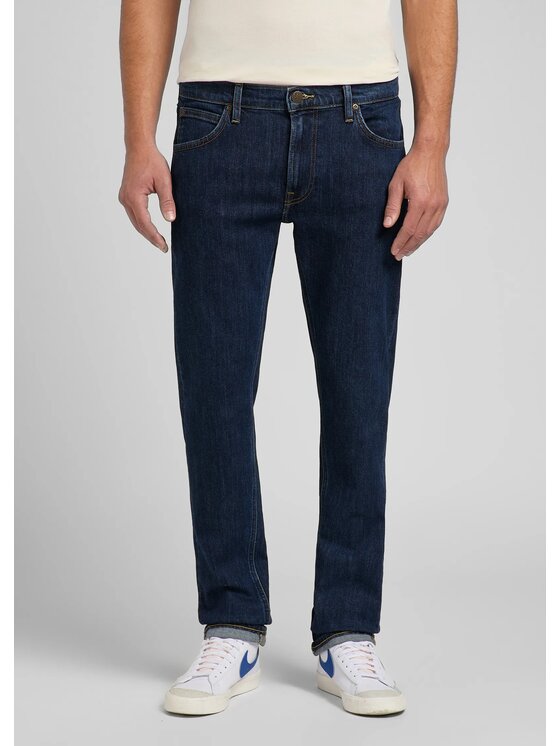 Lee Lee Jeansy DAREN ZIP FLY Niebieski Regular Fit