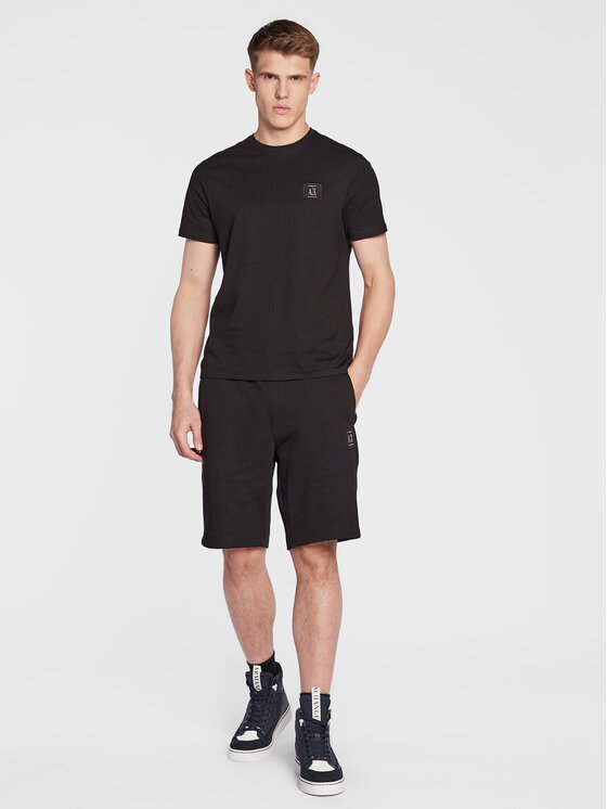 Armani Exchange Armani Exchange T-Shirt 8NZTPR ZJH4Z 1200 Czarny Regular Fit