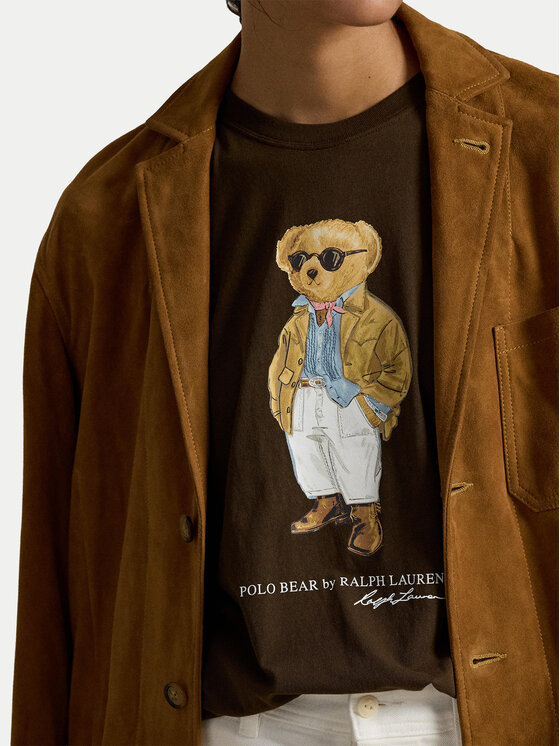 Polo Ralph Lauren Polo Ralph Lauren T-särk 211A96599001 Pruun Relaxed Fit