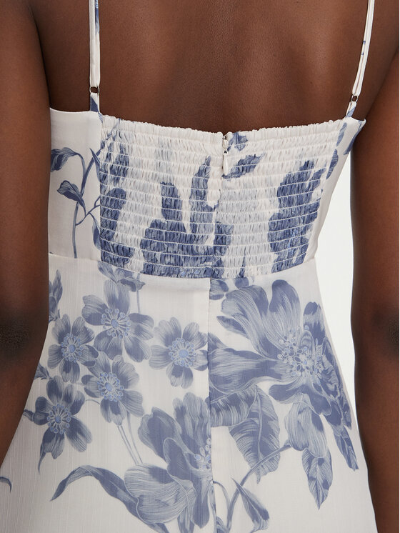 Guess Guess Vasarinė suknelė W5GT0L WCWF2 Balta Regular Fit