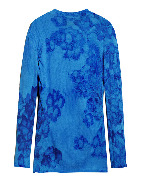 Desigual Desigual Rollkragenpullover Ottawa 25WWJF38 Blau Regular Fit