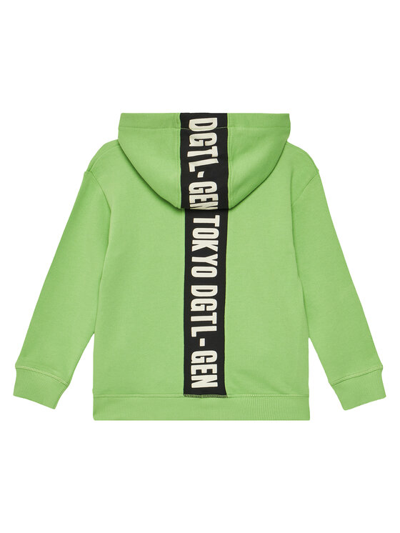 United Colors Of Benetton United Colors Of Benetton Majica dugih rukava 3J68C204I Zelena Regular Fit