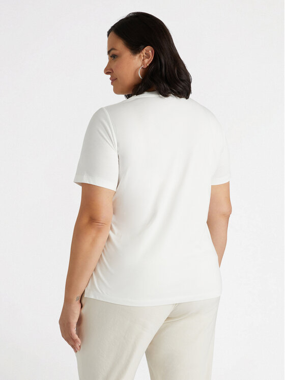 Fiorella Rubino Fiorella Rubino T-shirt G189L008494N011 Bianco Regular Fit