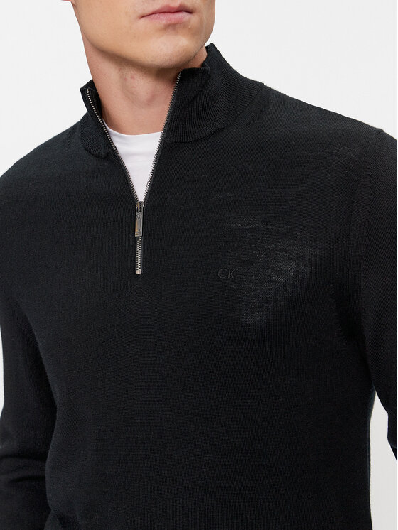 Calvin Klein Calvin Klein Sweter K10K110421 Czarny Regular Fit