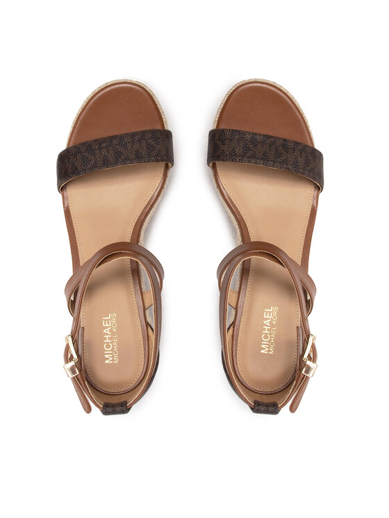 MICHAEL Michael Kors MICHAEL Michael Kors Espadryle Serena Wedge Espadrille 40S2SEMS1B Brązowy
