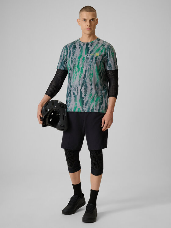 4F 4F Szorty rowerowe GET LOST FEEL FOUND Czarny Regular Fit