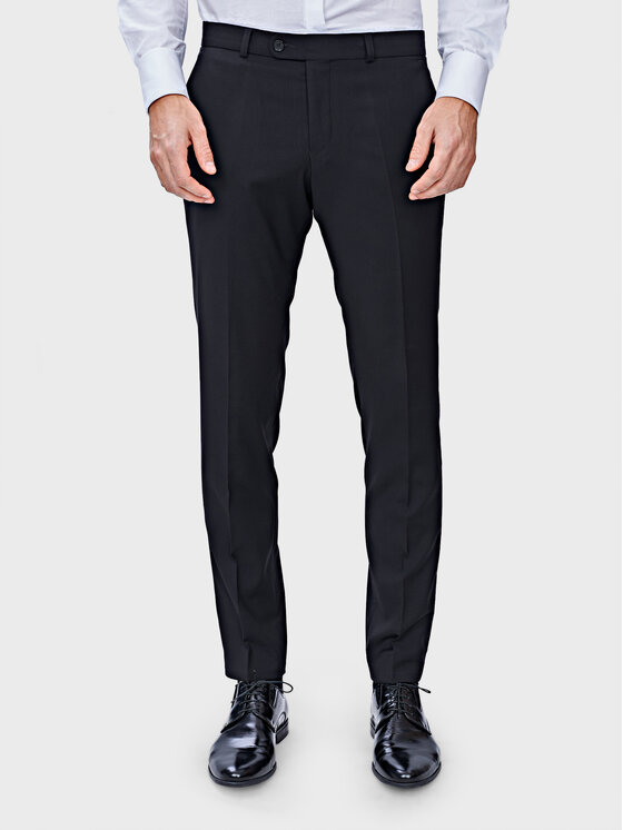 Evenemen Evenemen Garnitur Solid Czarny Slim Fit