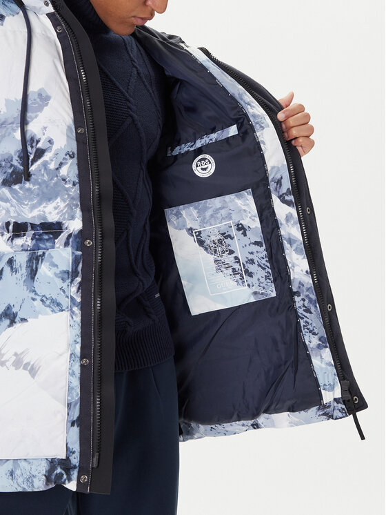 Guess Guess Daunenjacke M5BL0O W3282 Blau Regular Fit