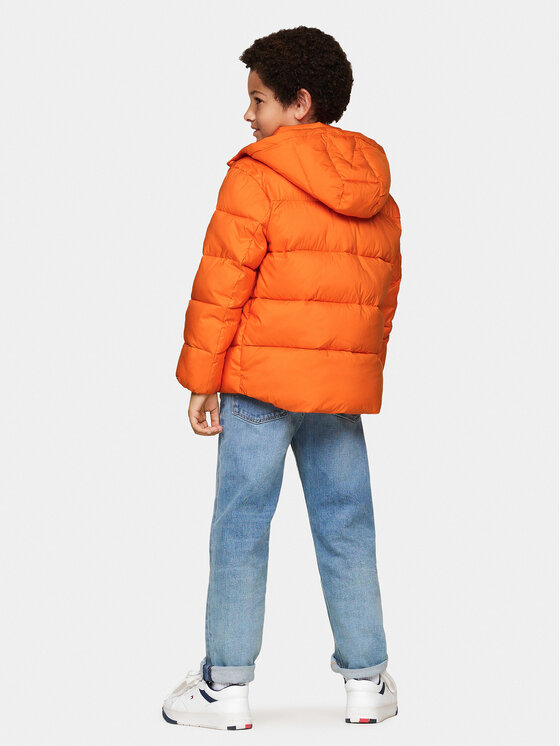 Tommy Hilfiger Tommy Hilfiger Pehelykabát KB0KB09207 Narancssárga Regular Fit