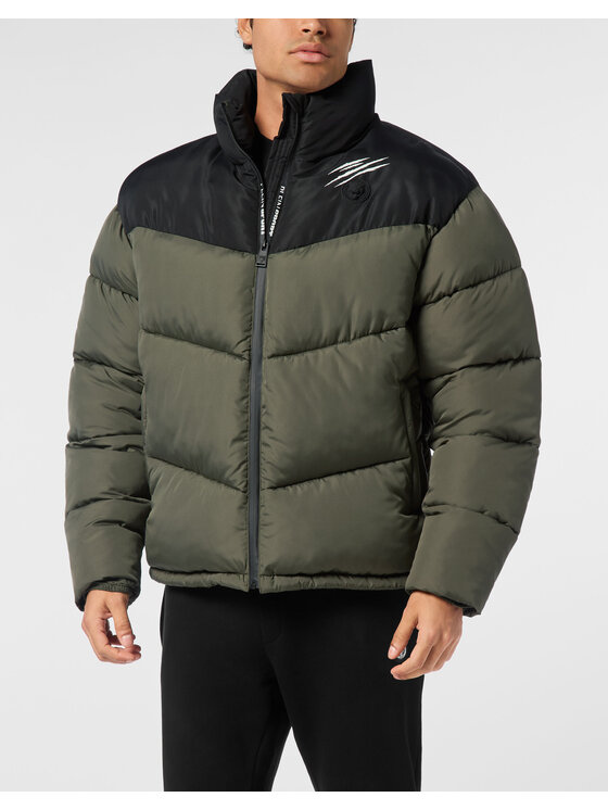 Plein Sport Plein Sport Giubbotto piumino 24023 Verde Regular Fit