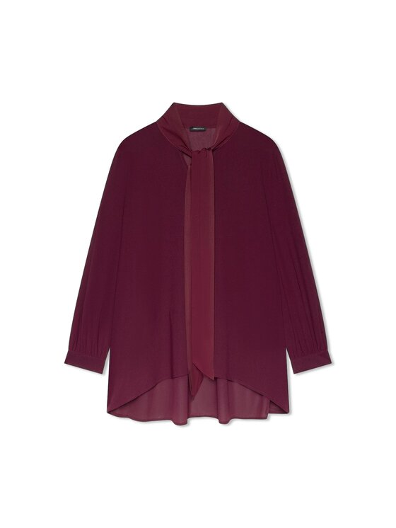 Fiorella Rubino Fiorella Rubino Bluzka 2031L000693N036 Bordowy Flared Fit