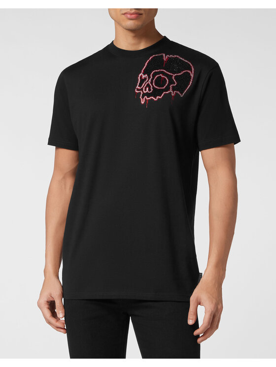 PHILIPP PLEIN PHILIPP PLEIN T-Shirt 9945 Czarny Regular Fit