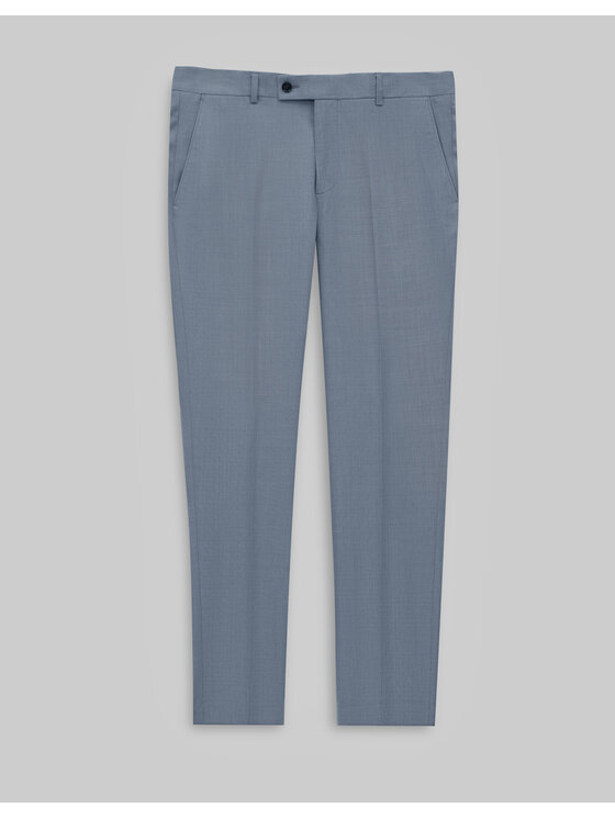 Borgio Borgio Spodnie garniturowe olmedo Niebieski Slim Fit
